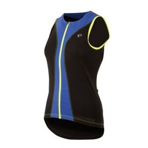 PEARL IZUMI Elite Triathlon Tri Jersey Womens S Cycling Sleeveless Black / Blue